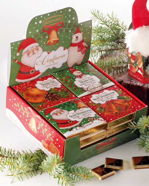 Étui petits chocolats napolitain de noël - 28g
