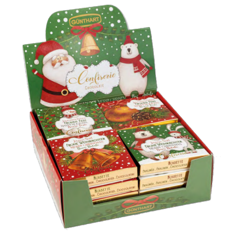 Étui petits chocolats napolitain de noël - 28g