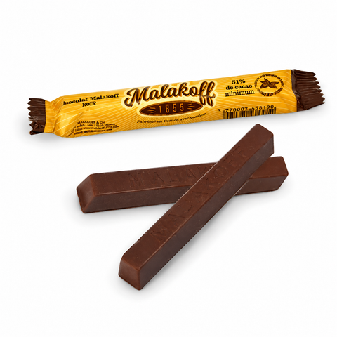 Barre malakoff chocolat noir - 20g