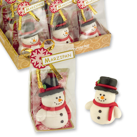Pâte d'amande bonhomme de neige - 45g