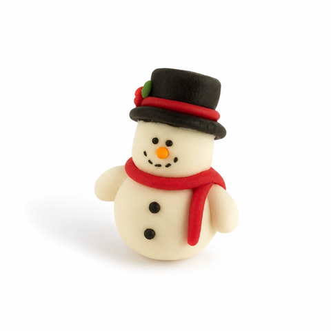 Pâte d'amande bonhomme de neige - 45g