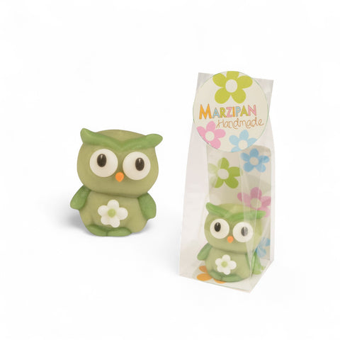 Pâte d’amande assortiment chouettes colorées - 23g