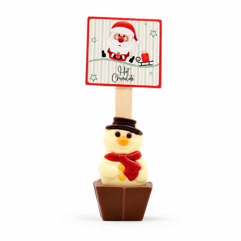 Cuillère à chocolat lait chaud bonhomme de neige - 55g