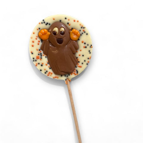 Lollipops chocolat blanc fantôme - 50g
