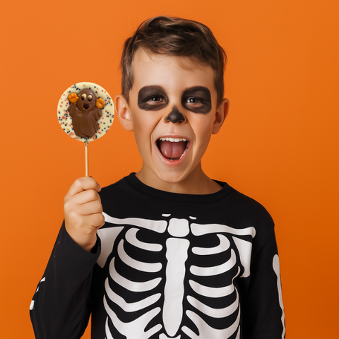 Lollipops chocolat blanc fantôme - 50g