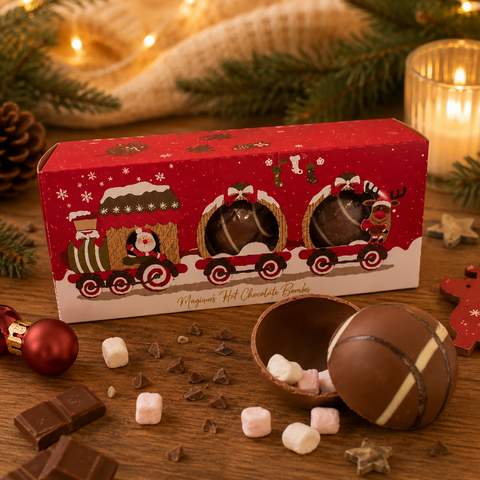 Coffret 3 boules magiques à chocolat chaud - 135g