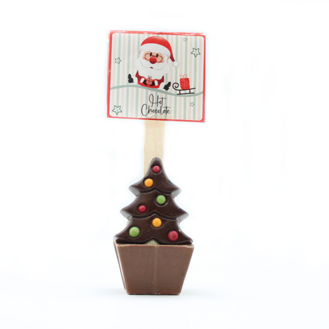 Cuillère à chocolat chaud lait sapin de noël mini guimauve - 55g