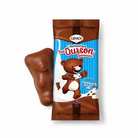 Véritable ourson guimauve lait flowpack - 11,5g