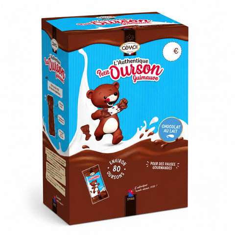 Véritable ourson guimauve lait flowpack - 11,5g