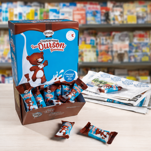 Véritable ourson guimauve lait flowpack - 11,5g