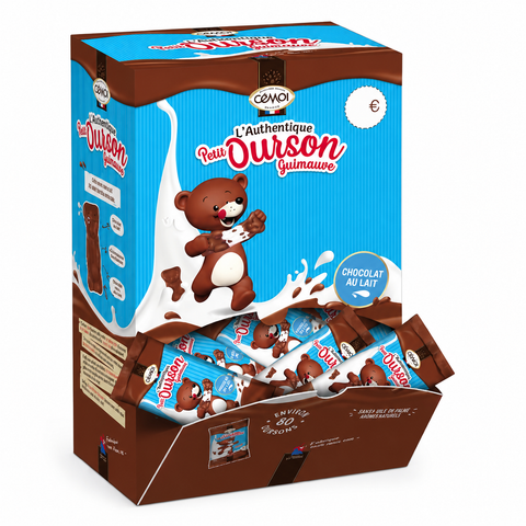 Véritable ourson guimauve lait flowpack - 11,5g