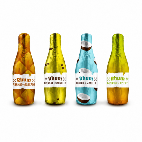 Bouteilles rhum arrangé assorties - 13g