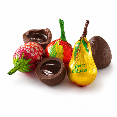 Chocolat à la liqueur 4 fruits assortis - 10g