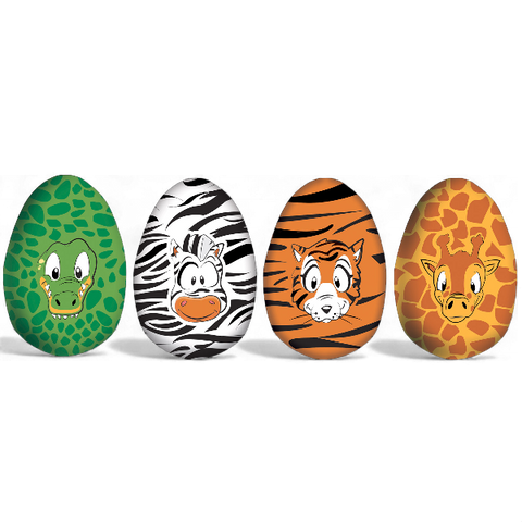 Oeufs creux en chocolat "Jungle" - 12.50g