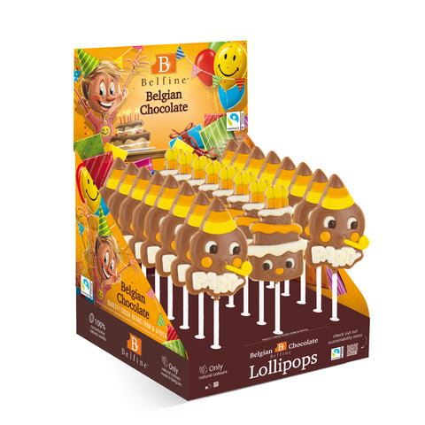 Sucette chocolat au lait célébrations party - 25g