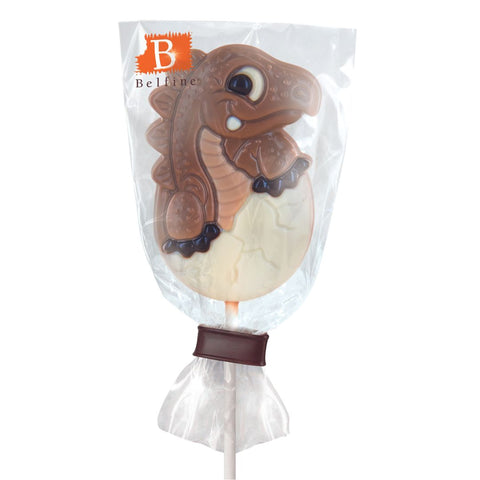 Sucette chocolat au lait dinosaure - 25g