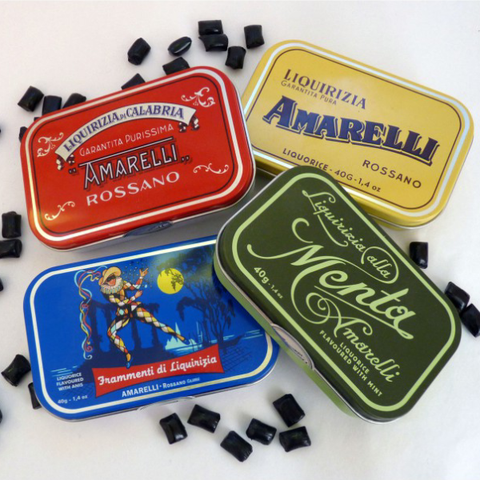 Boite de réglisses italiennes assorties - 40g