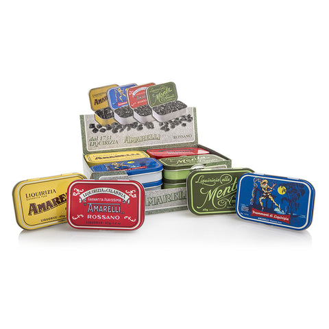 Boite de réglisses italiennes assorties - 40g
