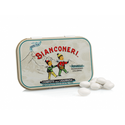 Boite de réglisses italiennes bianconeri - 40g