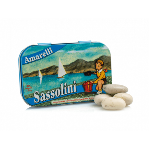 Boite de réglisses italiennes sassolini - 40g