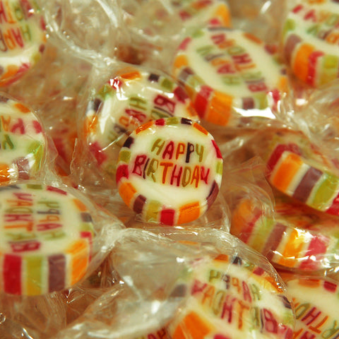 Bonbons rock "happy birthday" - vrac de  1,5kg