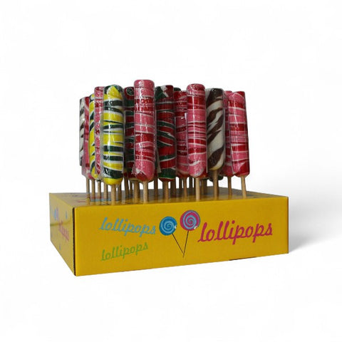 Confiserie traditionnelle sucette torsade "fête foraine" - 50g