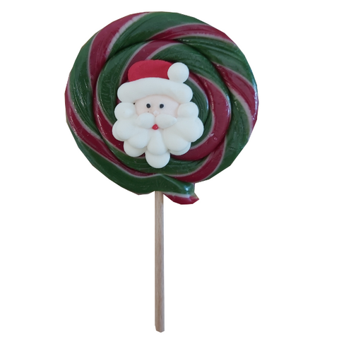 Confiserie traditionnelle sucette ronde noël - 65g