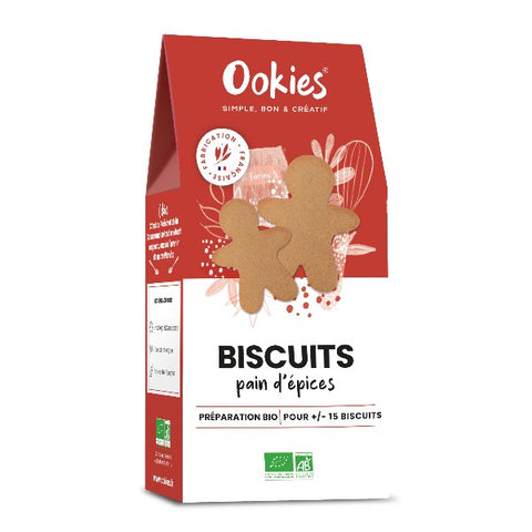 Préparation gâteau bio- biscuits pain d’épices - 280g