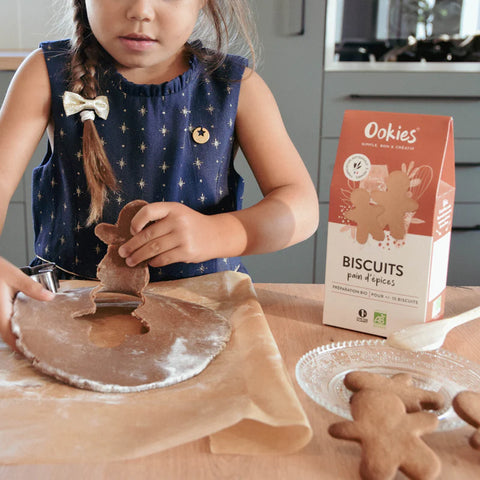 Préparation gâteau bio- biscuits pain d’épices - 280g