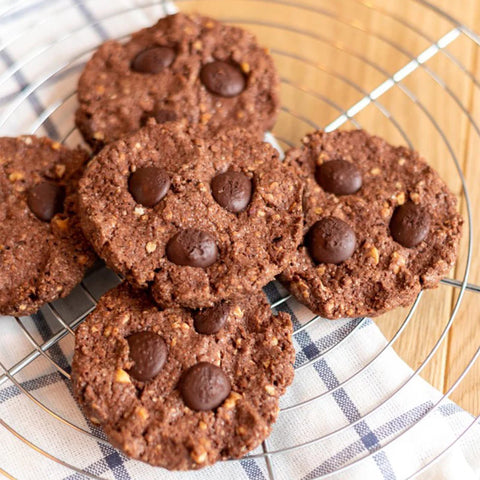 Préparation gâteau bio - cookies avoine choco noir/noisettes - 320g