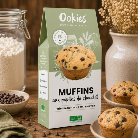 Préparation muffins pépites de chocolat - 280g