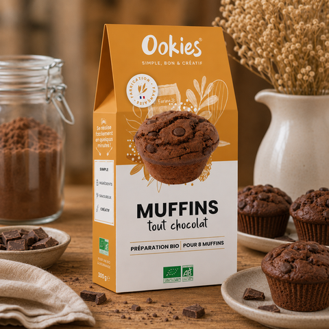Préparation muffins tout chocolat - 300g