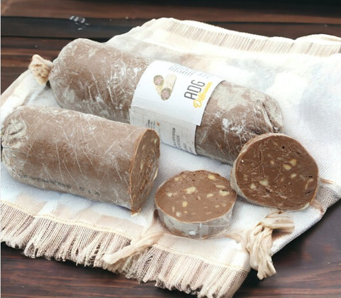 Saucisson trompe l'œil chocolat au lait - 200g