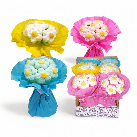 Bouquet de fleurs en guimauve - 120g