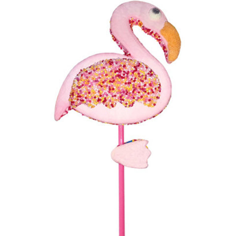 Brochette de guimauve "flamant rose" - 40g