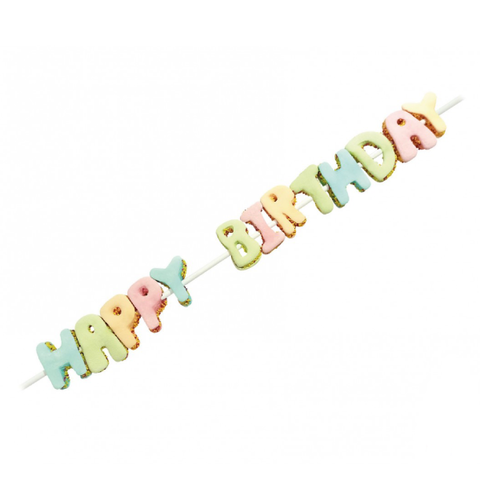 Brochette de guimauve "happy birthday" - 84g