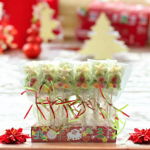 Brochette de guimauve sapin de noël - 28g