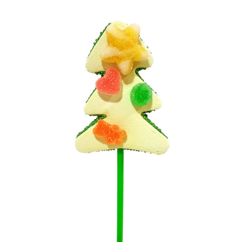 Brochette de guimauve sapin de noël - 28g