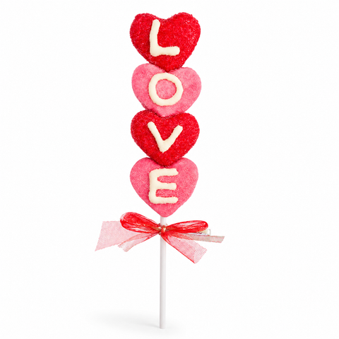 Brochette de guimauve thême "love" - 40g