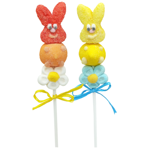 Brochette lapin fleur guimauve - 25g  ** DLUO 08/01/2026 **