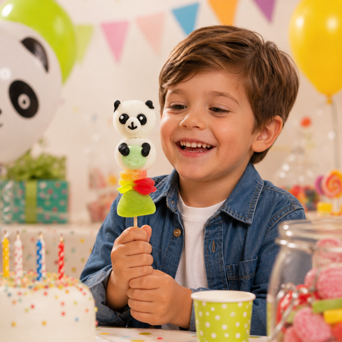 Brochette de guimauve "panda" - 55g