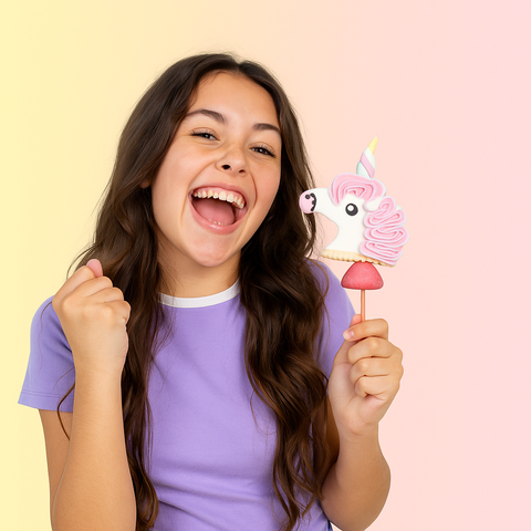 Brochette de guimauve "licorne" - 50g