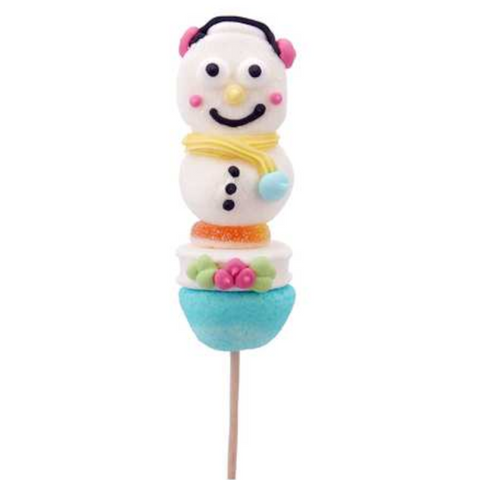 Brochette de guimauve noël bonhomme de neige - 55g