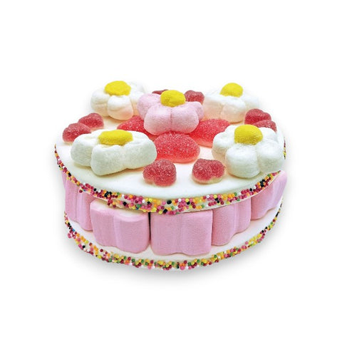 Gâteau guimauve coloré fleur - 300g
