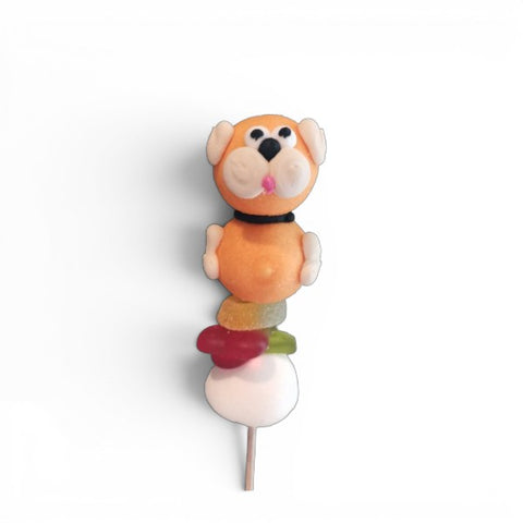Brochette de guimauve en forme de "Chien" - 55g