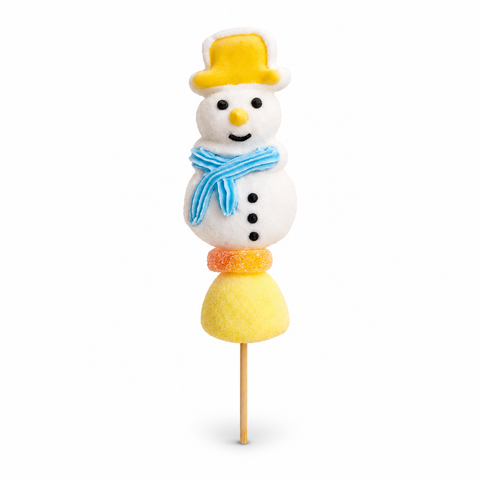 Brochette de guimauve noël bonhomme de neige - 55g