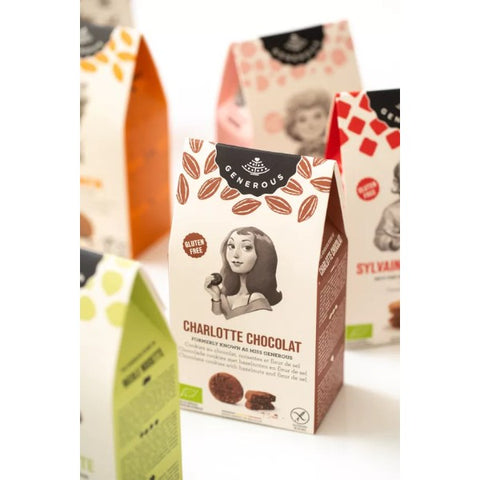 Biscuit charlotte cookies au chocolat - étui de 100g