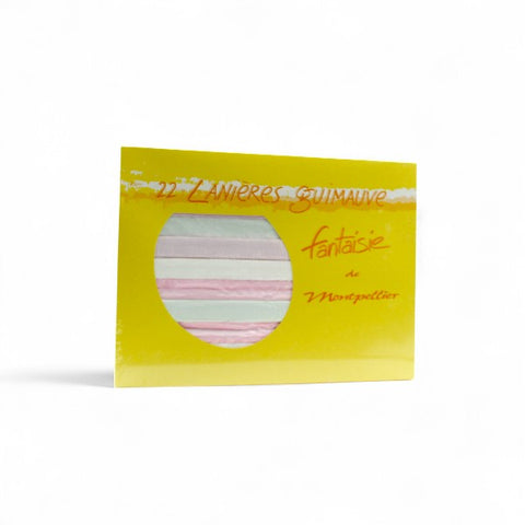 Lanières de guimauve fantaisie parfum fruit