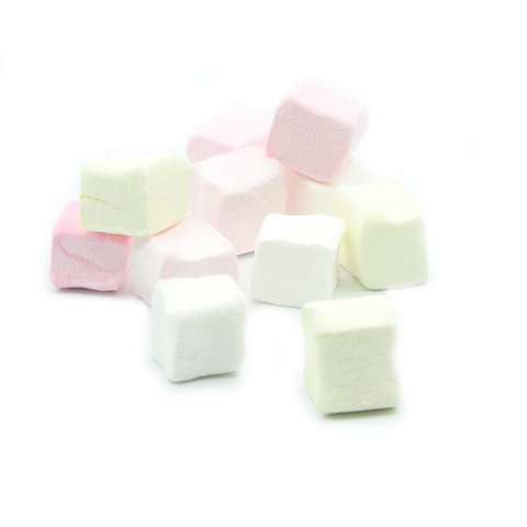 Sachet de bonbons cubes guimauve tutti frutti - 80g