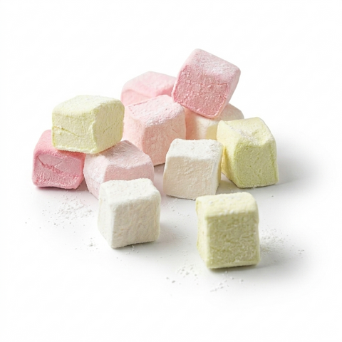 Cubes de guimauve tutti frutti - vrac 1kg